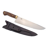 Faca Artesanal Tala Picanheira Inox Cirúrgico 32cm Imbuia Sg