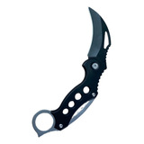 Faca Canivete Tático Curvado Karambit Combate Adaga Camping