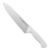 Faca Carne Chef Inox Cabo Branco 8 Premium Tramontina Cor Prata