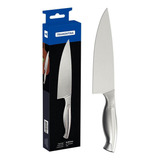 Faca Chef Cozinha Sublime Aço Inox 6 Tramontina Profissional Cor Prateado