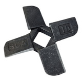 Faca Cruzeta Simples De Moedor De Carne Boca 10 Aço Carbono