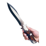 Faca De Caça Pesca Churrasco Luxo Fulltang Inox A046 Kim