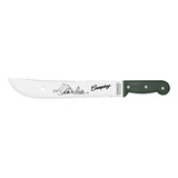 Faca De Caça Pesca Churrasco Luxo Fulltang Inox Cromado