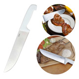 Faca De Carne Gourmet Aço Inox 10 Açougue Profissional