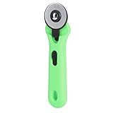 Faca De Corte Redonda De 45 Mm Acessório De Rolo De Corte De Costura Faca De Corte De Tecido Máquina De Corte Redonda Para Corte De Papel Vestuário E Couro Verde 