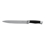 Faca De Cozinha Fatiar Aço Inox Lâmina 8 Polegadas 34cm Riga Cor Prateado