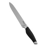 Faca De Cozinha Para Fatiar Aço Inox Lâmina 8 Polegadas 34cm Cor Prateado