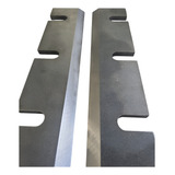 Faca Desengrosso 400x75x10 Par Cortec Aço Rapido Demolição