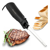 Faca Eletrica Inox Para Churrasco De Cortar Carne Pão Frango