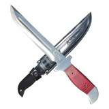 Faca Facão Rambo Militar Tático Artesanal Aço 440 Promoção