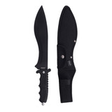 Faca Facão Tatico Rambo Afiado Sobrevivência Quebra Vidro Cor Preto