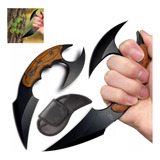 Faca Karambit Drakat Escorpião Fulltang Defesa Sobrevivência Cor Preto