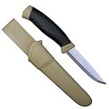 Faca Morakniv M-13216 Para Uso Ao Ar Livre Com Lâmina De Aço Inoxidável Sandvik- 10 Cm- Desert Tan