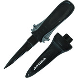 Faca P Mergulho E Caça Submarina Laser Apnea Inox Preto