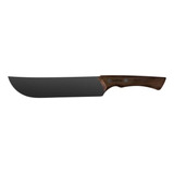 Faca Para Carne 8 Churrasco Black Inox madeira Tramontina Cor Madeira