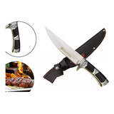 Faca Para Churrasco Lâmina Em Inox Excelente Corte Bainha