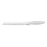 Faca Para Pão Tramontina Plenus Inox Off White 8 Cor Branco