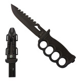 Faca Rambo Tatica Combate Militar C Bainha Amolador Apito