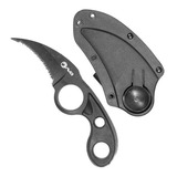 Faca Raptor Claw Caça Pesca Aço Inox Coldre D06010 Cor Preto