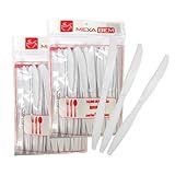 FACA REFEIÇÃO REFORÇADA BRANCA C 100 DESCARTÁVEL MEXA BEM