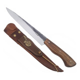 Faca Rustica Para Churrasco Aço Carbono 8 Cabo Guajuvira