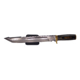 Faca Tanto Aço Damasco Facão Lâmina 32 Cm Total 44 5 Cm