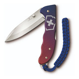 Faca Victorinox Evoke Alox 5 Usos Cor Azul vermelho Vermelho azul