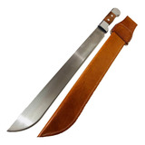 Facão Bianchi 22 Inox Para Mata caça pesca C bainha Couro