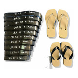 Facas De Chinelo Kit 10 Facas Rasteira Adri 23 24 A 41 42
