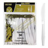 Facas Descartáveis Resistentes Master New York 50un