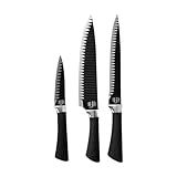 Facas Tubarão 3 Peças Cutelaria Uso Profissional Corneta