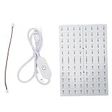 Fafeicy Placa LED Impressora 3D ABS Translúcida Em Relevo 3D Painel De Lâmpada Impressa Substituição Para X1 X1c X1e X1 Carbono P1p P1s A1 Mini