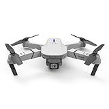 FAITDER E88 Pro Dobrando Conveniente Drone 4k HD Dual Camera Aerial Quadcopter Controle Remoto De Aeronave Com Bolsa De Armazenamento Cinza 4K Câmera Dupla 2 Bateria 