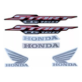 Faixa Adesivo Kit Honda Cg Start 160 2023 Azul