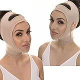 Faixa Cinta Pós Cirúrgica Mentoneira Lifting Facial Lipo De Papada Bichectomia Otoplastia Com Ou Sem Abertura Para As Orelhas New Form PP Sem Abertura De Orelhas 