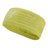 Faixa De Cabeça Compressport Headband Larga Preta