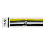 Faixa De Cabelo C Silicone Antideslizante 4 Un Yopp Amarelo