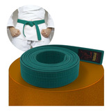 Faixa De Graduação Judo karate Arte Marcial Verde Amarela
