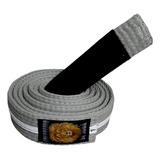Faixa De Jiu jitsu Infantil Cinza Branca