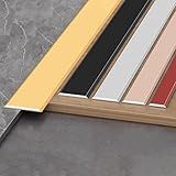 Faixa De Transição De Piso De 135 Cm Perfil De Metal De Liga De Alumínio 2 Peças Tampa De Limite De Piso Laminado Faixa De Transição Durável Para Madeira Vinil Pisos De Carpete Grau 