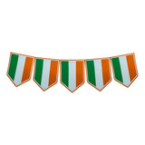Faixa Decorativa Bandeirinhas Irlanda 8m X 18cm