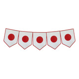 Faixa Decorativa Bandeirinhas Japão 8m X 18cm
