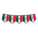 Faixa Decorativa Bandeirinhas México 8m X 18cm