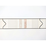 Faixa Decorativa Cerâmica 8x30 81090 Duragrês kit 10pç 