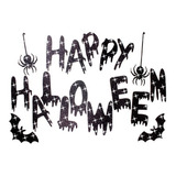 Faixa Decorativa Com Letra Happy Halloween