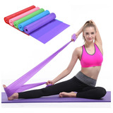 Faixa Elástica Fisioterapia Academia Exercício Thera Band Co Cor Violeta