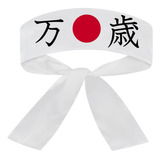 Faixa Japonesa Hachimaki Para Sushiman Banzai