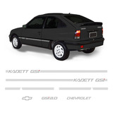 Faixa Kadett Gsi 2 0 1992 Até 1998 Adesivo Prata Chevrolet