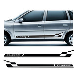 Faixa Lateral Corsa Classic Adesivo Colante Fita Tuning La