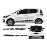 Faixa Lateral Para Fiat Mobi Adesivo Mb5 Drive Easy Like Way